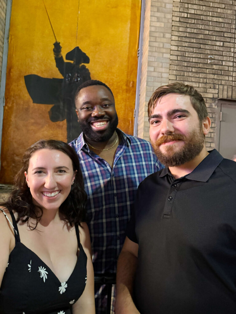 after the show actor exit hamilton photos with fans