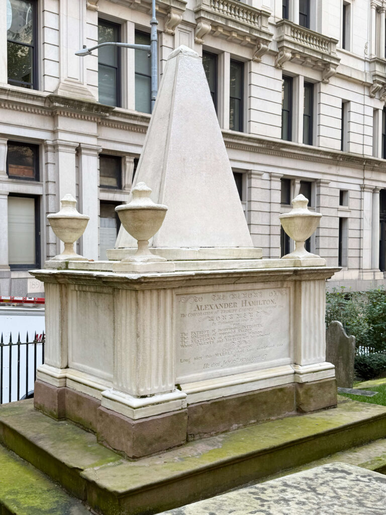 alexander hamilton's grave